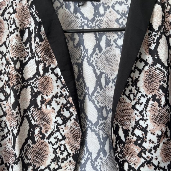 Blazer Cropped Snake Print size L - Picture 4 of 5
